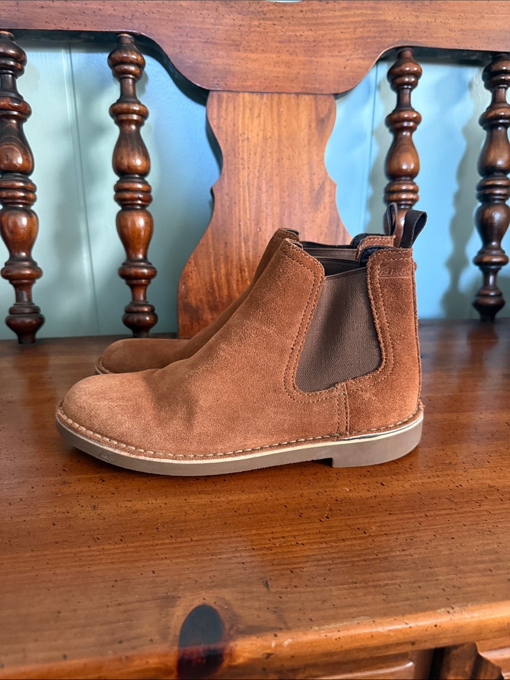 Clarks Men’s  Boots in Brown Suede
